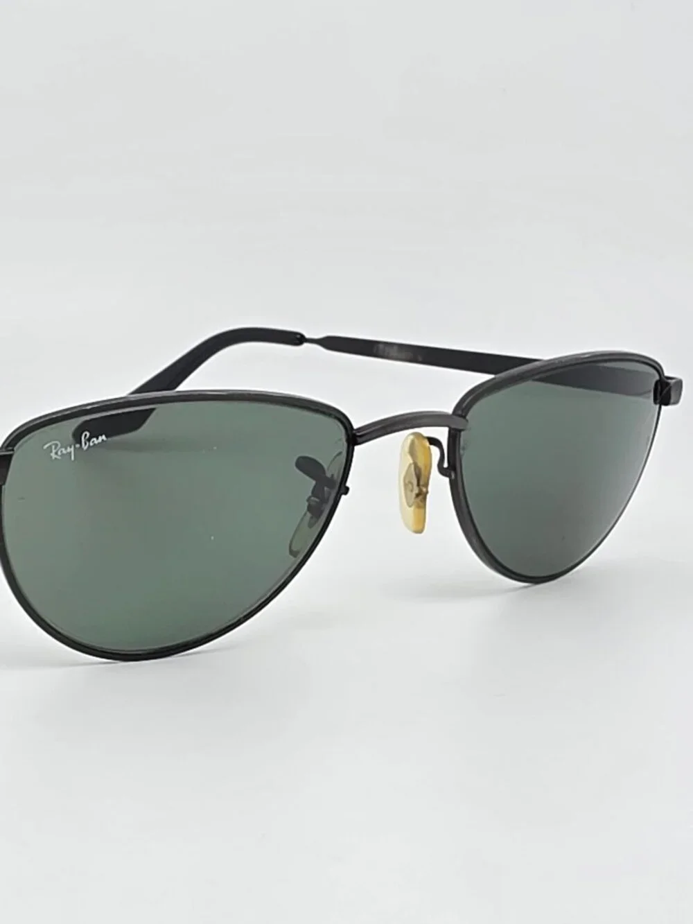 Ray-Ban B&L W2193 Gridlock Black Chrome Frame G-15 Green Glass Lens Sunglasses
